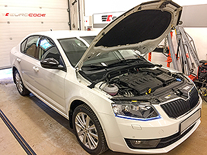 Чип тюнинг  Skoda Octavia A7 2.0 TDi 150 hp